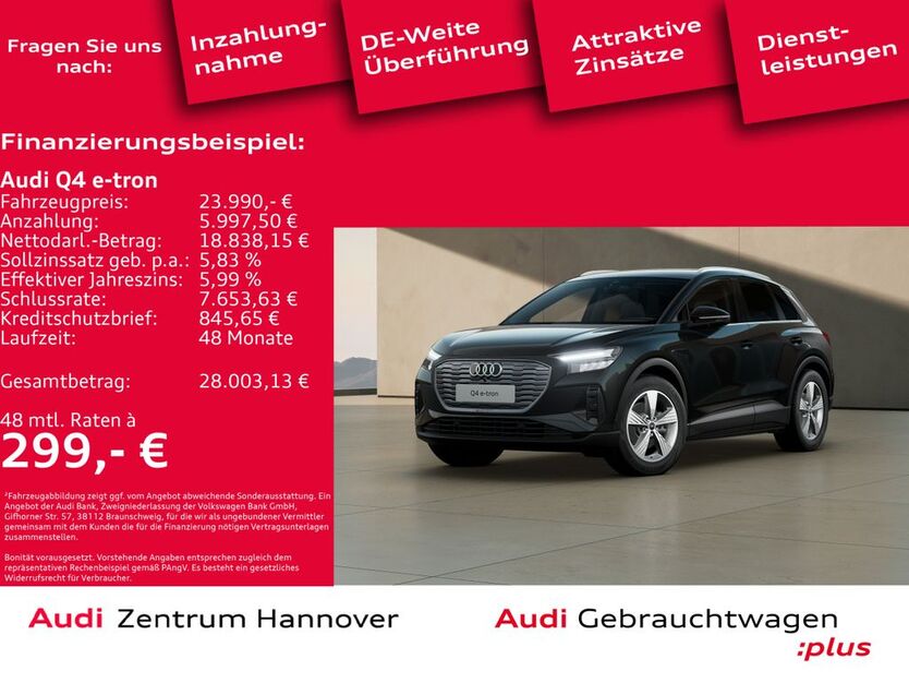 Audi Q4 e-tron 56.296 km 23.450 € Hannover 30179