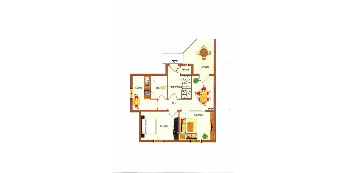Hochparterre Brühl - 2.5 Zimmer, 60 m&sup2;, 990&euro; | Angebot:26456096