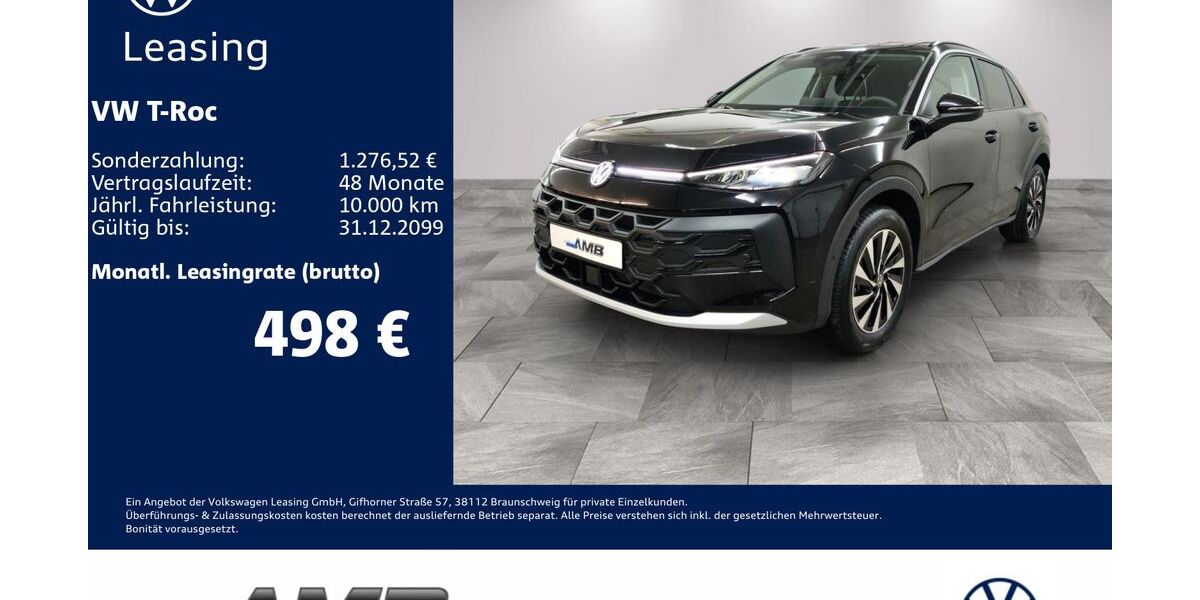 VW T-Roc 3.500 km 33.990 &euro; Borna 04552