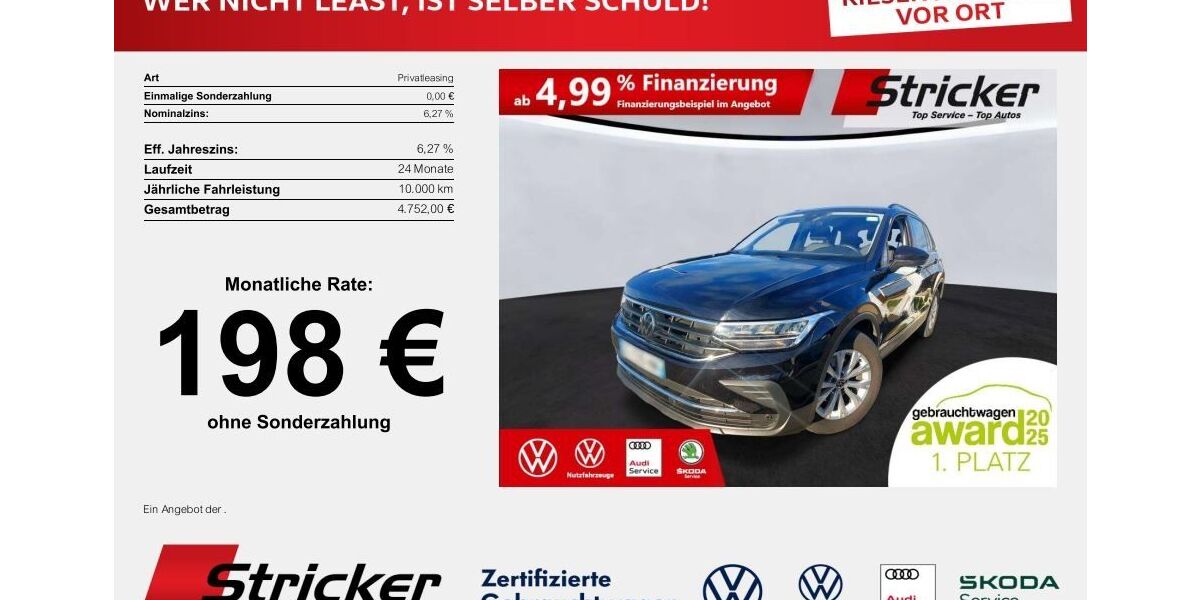 VW Tiguan 56.944 km 24.749 &euro; Horn-Bad Meinberg 32805