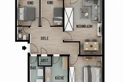 Eigentumswohnung in ruhiger Lage – provisionsfrei zimmer