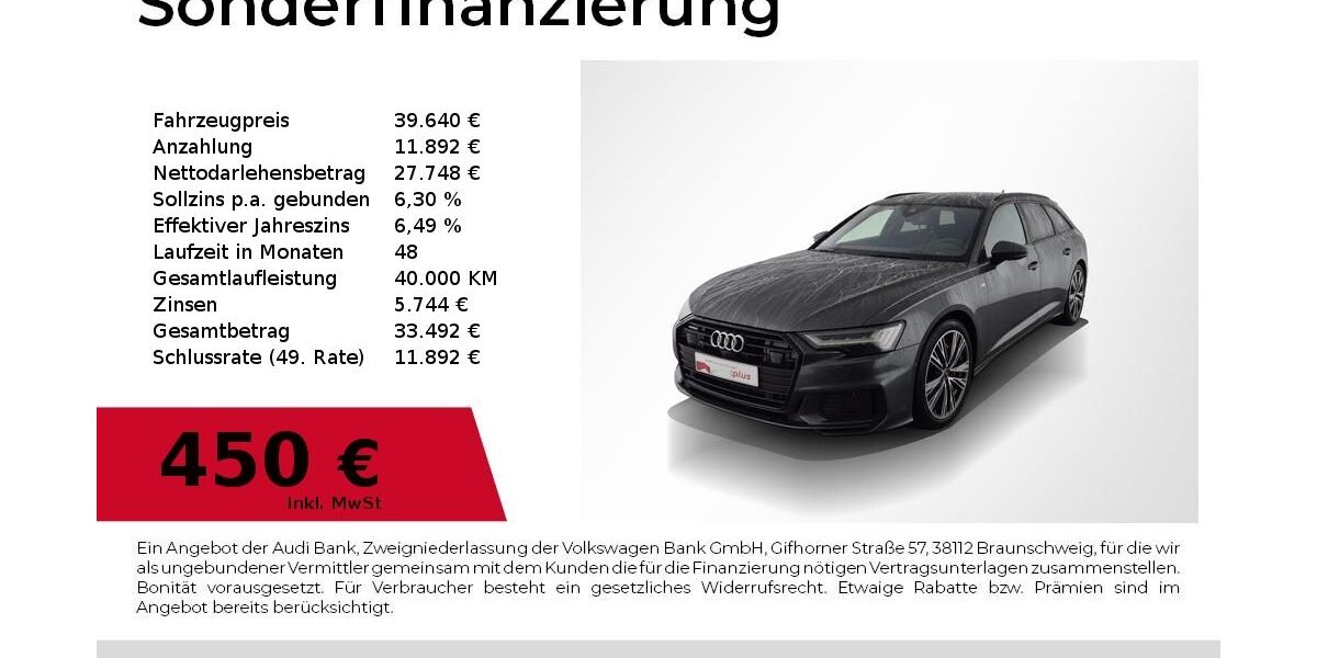 Audi A6 98.700 km 39.640 € Nürnberg 90411