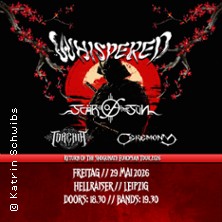 Whispered + Scar Of The Sun + Torchia + Ceremony 29.05.2026 HELLRAISER