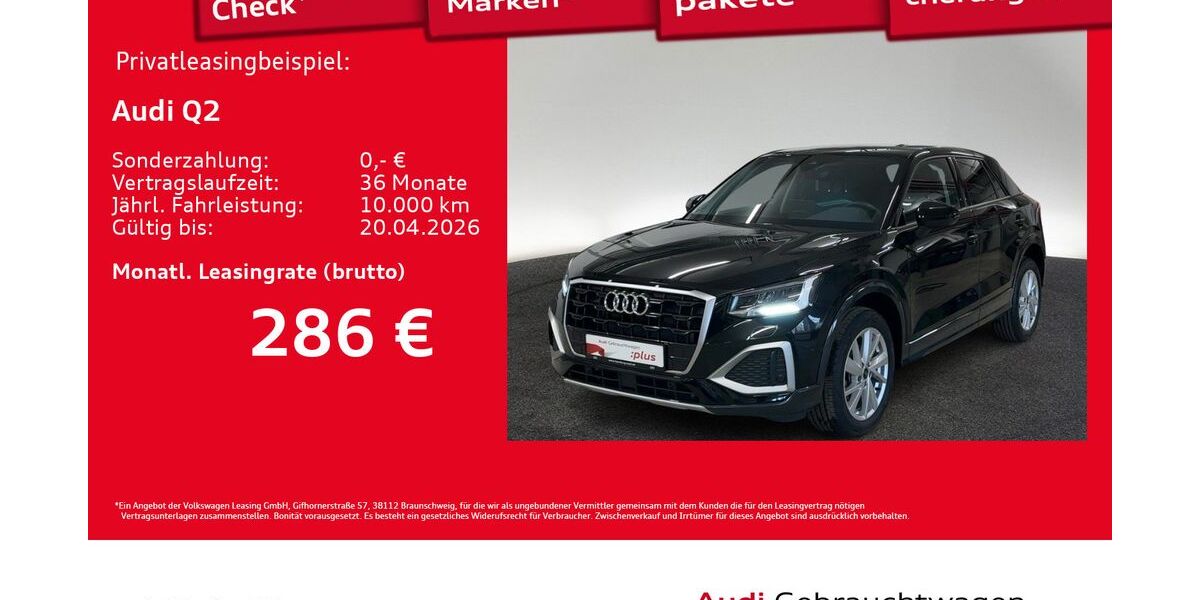 Audi Q2 20.049 km 29.410 &euro; Hamburg 20537