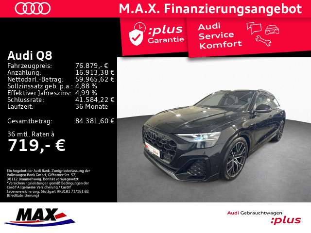 Audi Q8 29.550 km 76.879 € Offenbach 63071