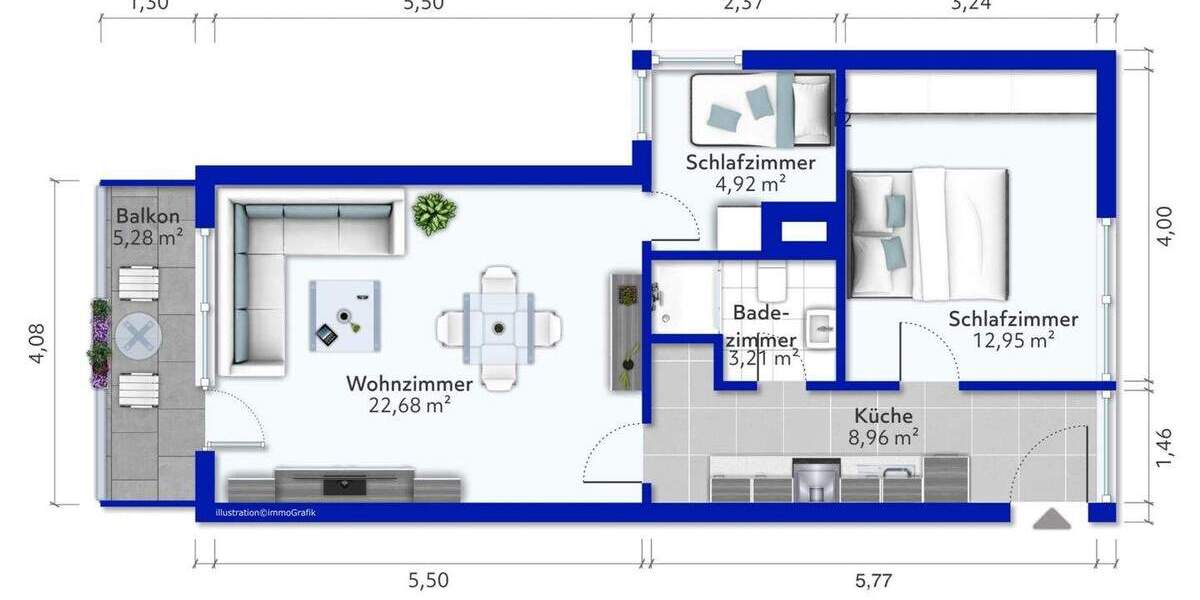 Logenplatz an der Nordsee - Exklusive Eigentumswohnung in erster Meereslinie mit spektakulärem 180°-Panoramablick 3 zimmer