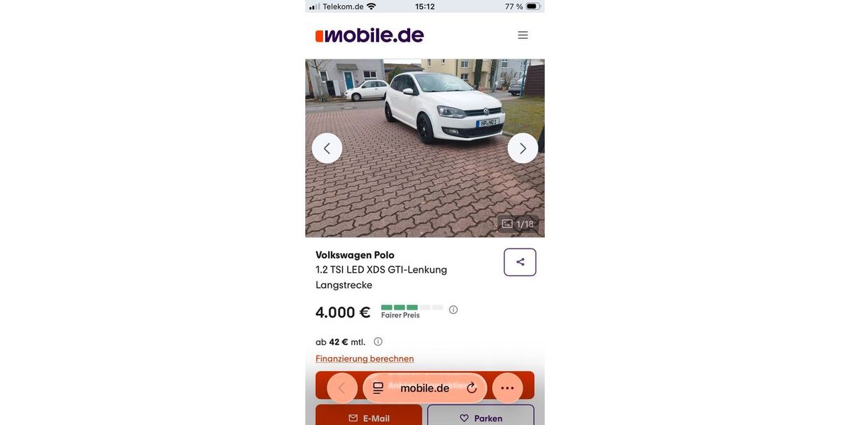 VW Polo 319.999 km 1.999 &euro; Schwetzingen 68723