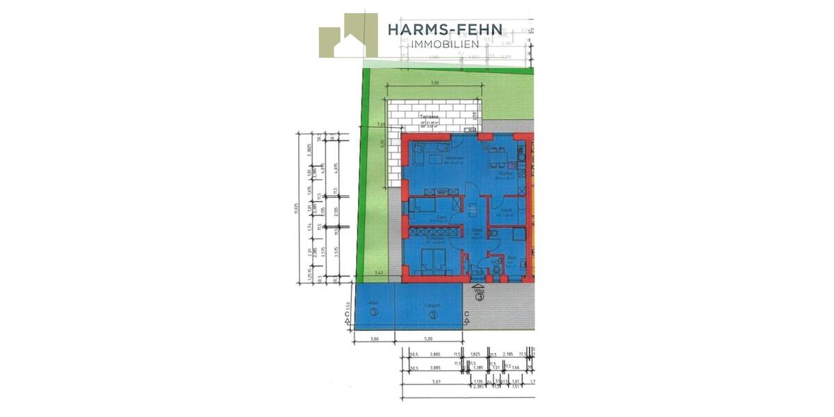 Reihenhaus Ostrhauderfehn - 3 Zimmer, 90 m&sup2;, 1.150&euro; | Angebot:26360108