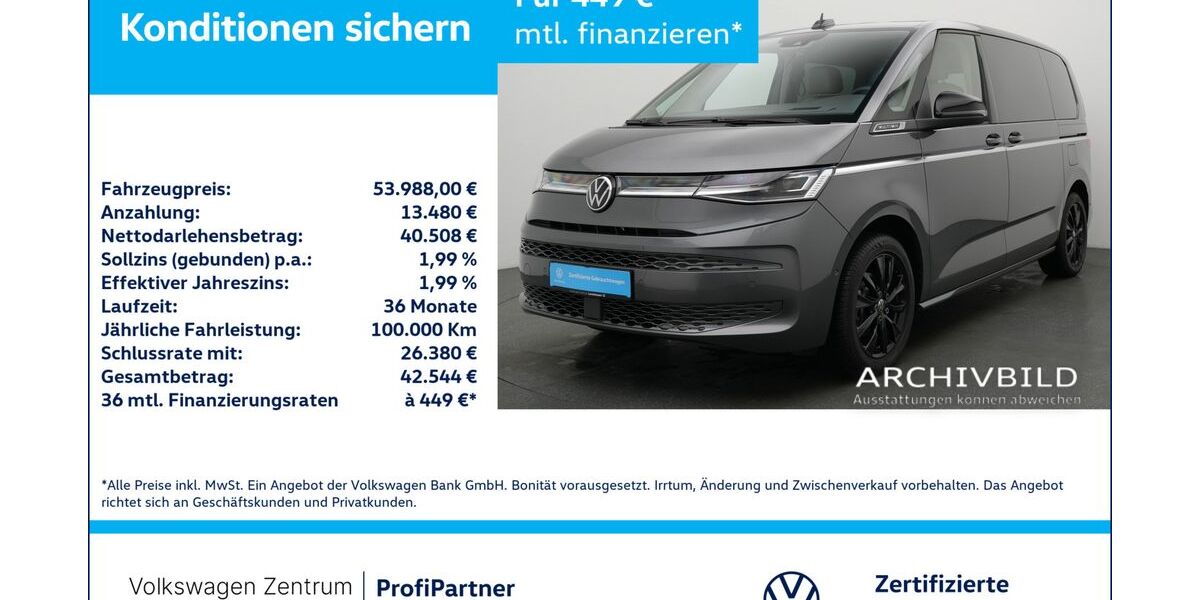 VW T7 Multivan 24.894 km 53.988 &euro; Leverkusen 51379