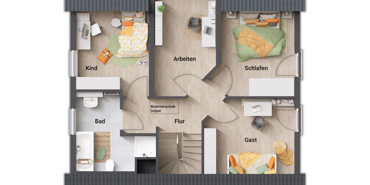 Ihr energiesparendes, großzügiges und helles Town & Country Haus in Vellmar 5 zimmer