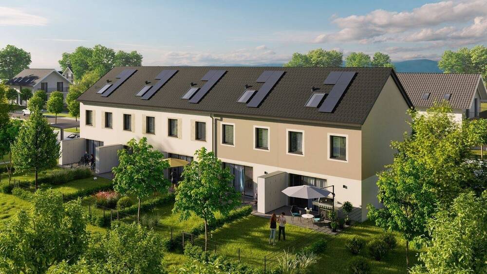 Projektvorstellung - Reihenhaus als Energieeffizienzhaus komplett mit Grundstück 5 zimmer