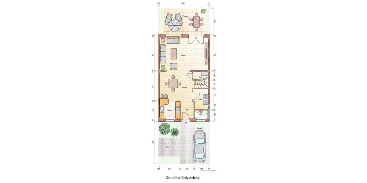 Reihenhaus Schortens - 5 Zimmer, 152 m&sup2;, 369.900&euro; | Angebot:27091875