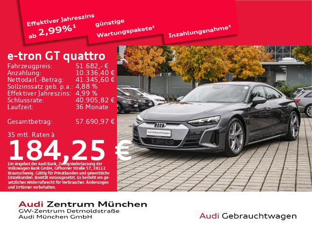 Audi e-tron GT 71.905 km 50.843 € München 80935