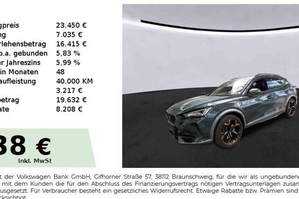 Cupra Formentor 89.350 km 22.880 &euro; Nürnberg 90431