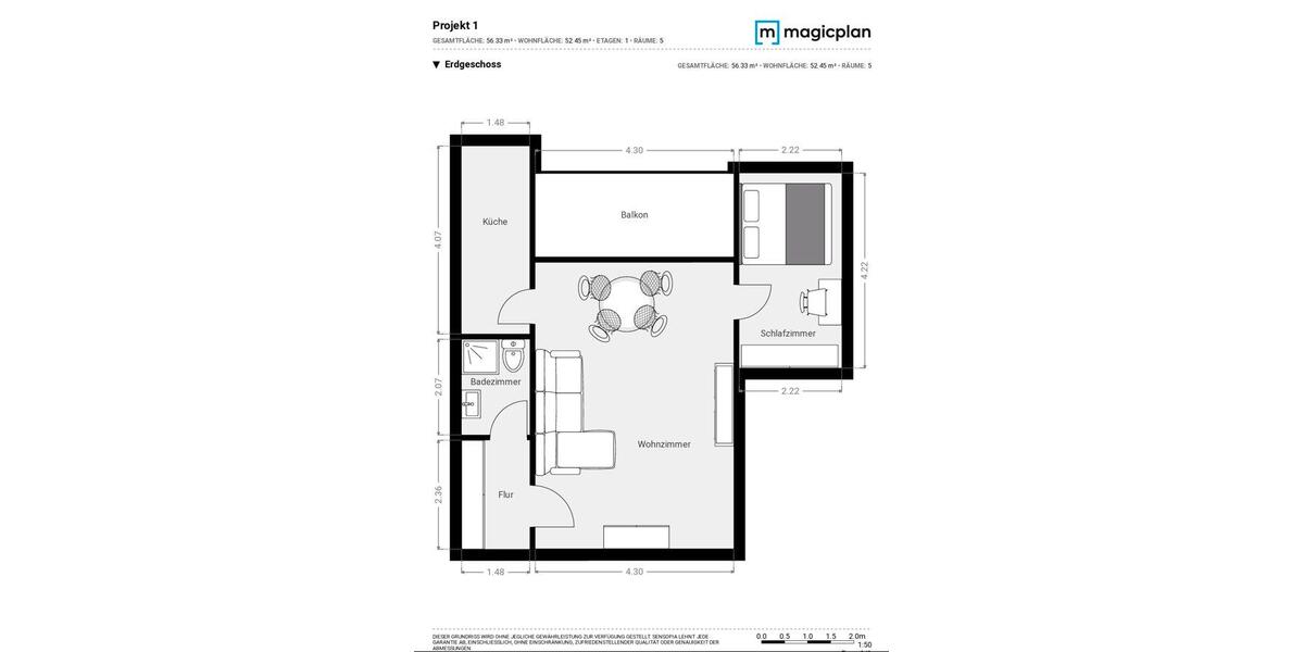 Etagenwohnung Bad Harzburg - 2 Zimmer, 53 m&sup2;, 110.000&euro; | Angebot:27257349
