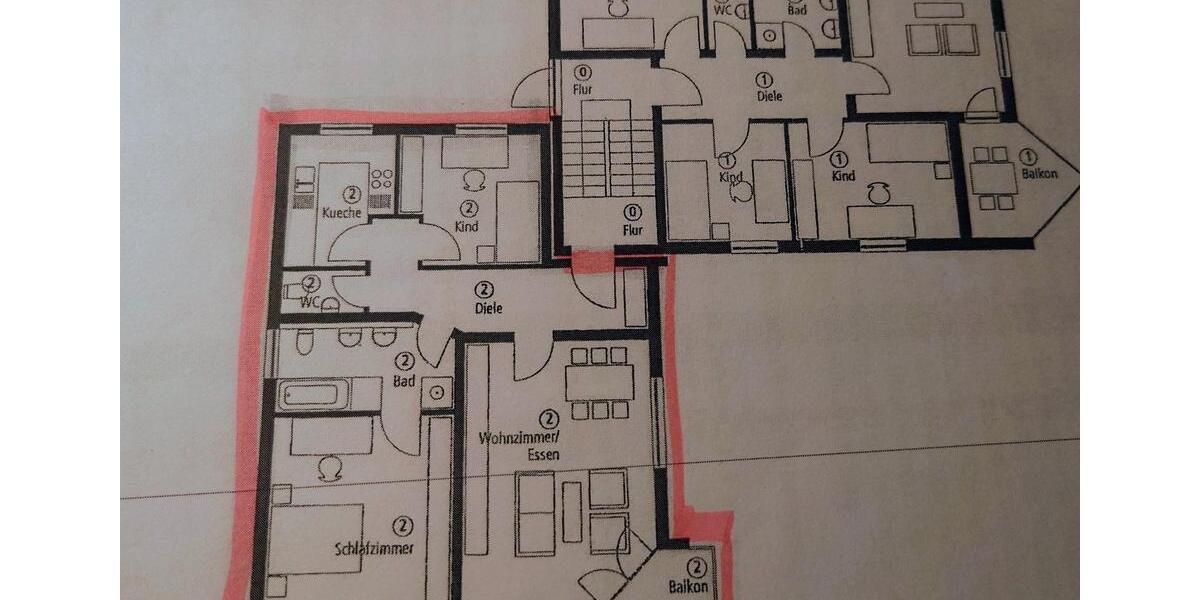 Erdgeschoßwohnung Bitz - 3 Zimmer, 85 m&sup2;, 185.000&euro; | Angebot:26044226