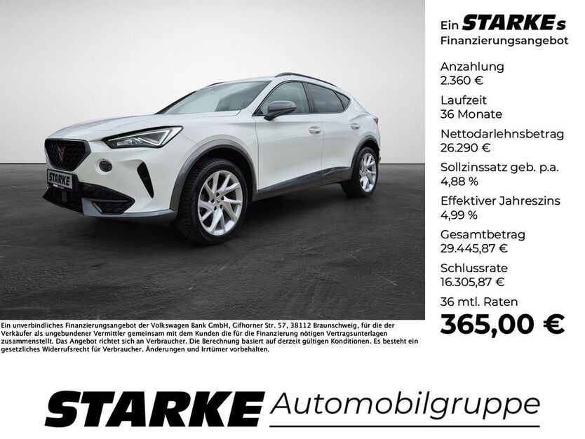 Cupra Formentor 24.886 km 28.650 € Vechta 49377