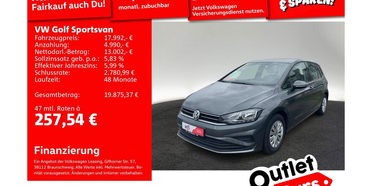 VW Golf Sportsvan 57.349 km 15.199 &euro; Mannheim 68309