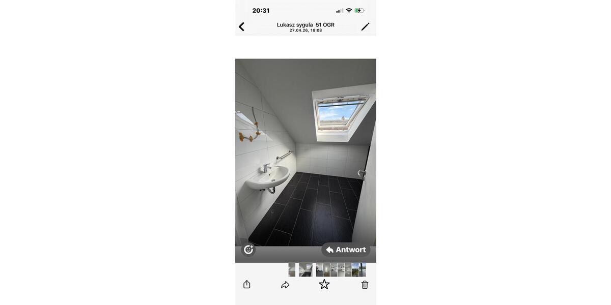 Dachgeschoßwohnung Gießen Wieseck - 2 Zimmer, 50 m&sup2;, 730&euro; | Angebot:26406727