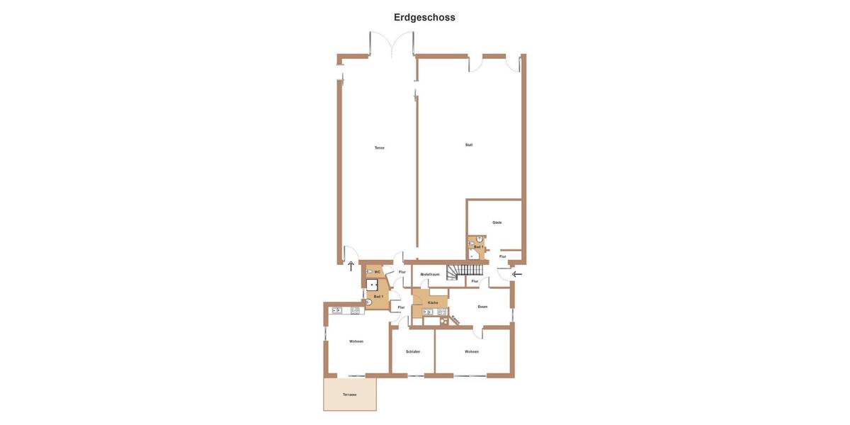 Mehrfamilienhaus, Wohnhaus Bockhorn-Moorwinkelsdamm Moorwinkelsdamm - 8 Zimmer, 175 m&sup2;, 395.000&euro; | Angebot:26217734
