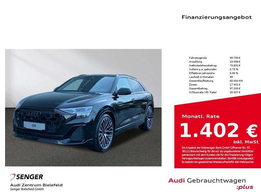Audi Q8 5.000 km 99.790 € Bielefeld 33609
