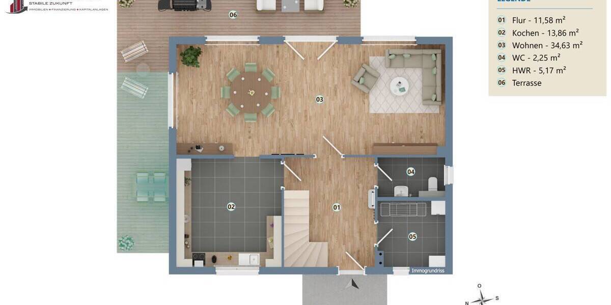 Einfamilienhaus Bramsche Sögeln - 4 Zimmer, 118 m&sup2;, 385.000&euro; | Angebot:25937703