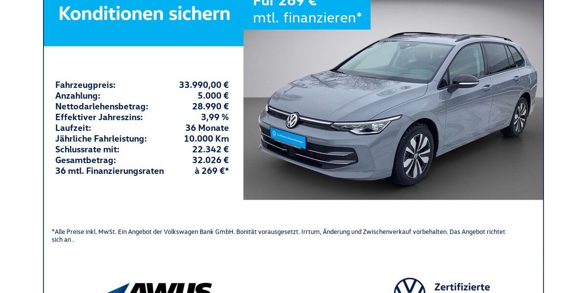 VW Golf 6.022 km 33.990 &euro; Schwerin 19057
