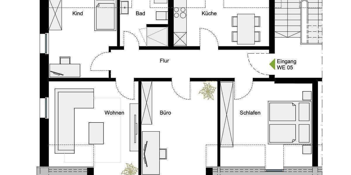 Verkauf - Exklusive 4-Raumwohnung im Dachgeschoss 4 zimmer