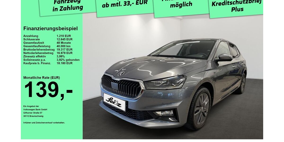 Skoda Fabia 15.500 km 18.190 &euro; Kempten 87439