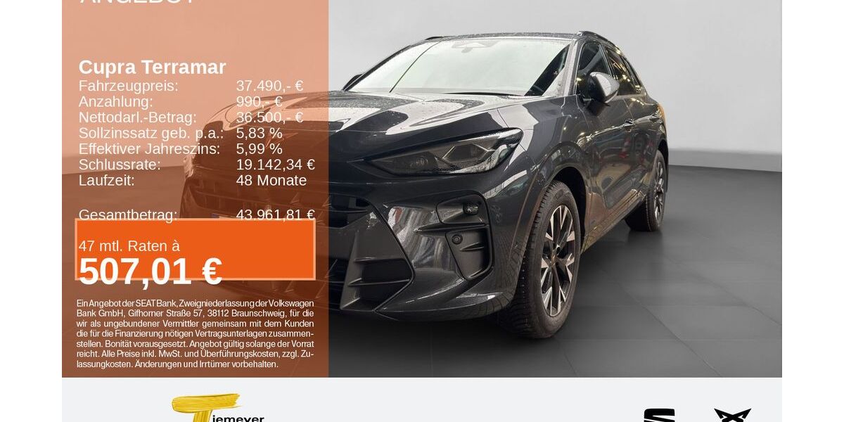 Cupra Terramar 7.999 km 36.790 &euro; Oberhausen 46145