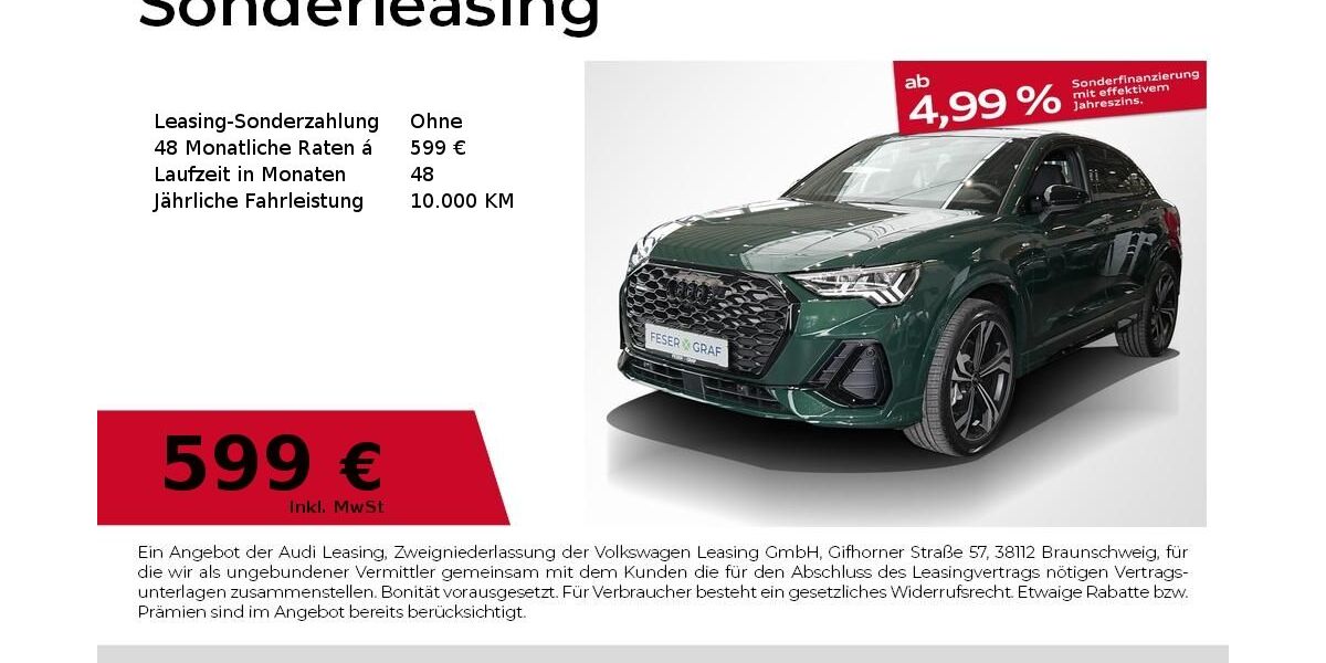 Audi Q3 12.742 km 54.380 &euro; Fürth 90763