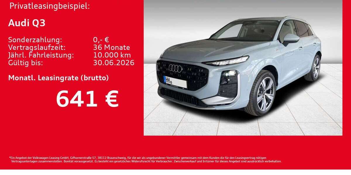 Audi Q3 1.890 km 48.980 &euro; Hamburg 22419