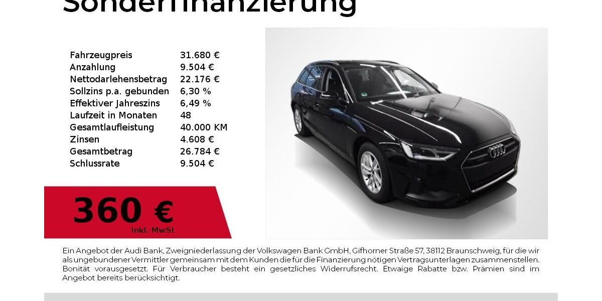 Audi A4 61.400 km 31.680 &euro; Nürnberg 90411