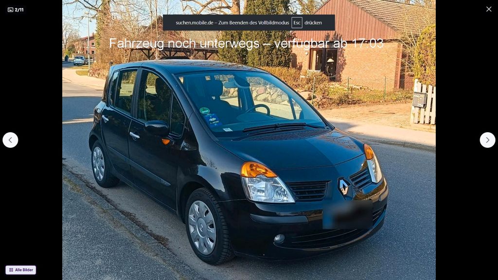 Renault Modus 79.000 km 6.980 &euro; Ludwigshafen am Rhein 67059