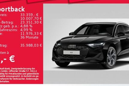 Audi A3 5.075 km 33.359 &euro; Eching 85386