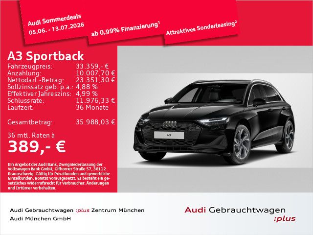Audi A3 5.075 km 33.359 &euro; Eching 85386