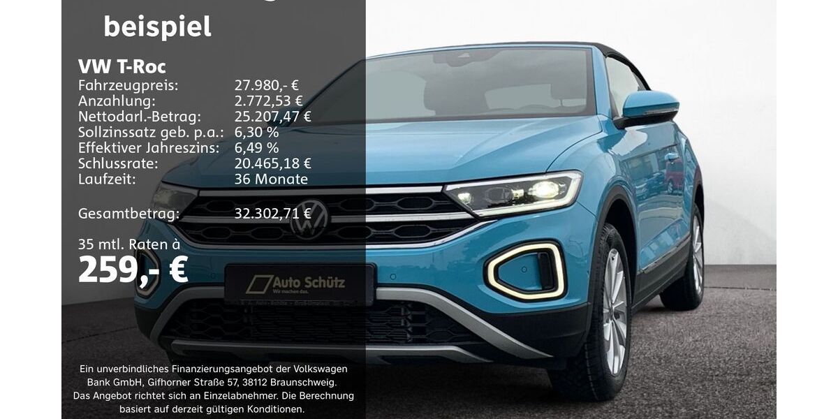 VW T-Roc 7.500 km 27.980 &euro; Groß-Umstadt 64823