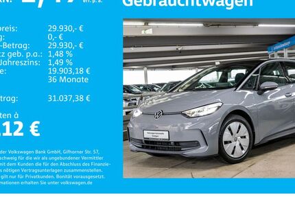 VW ID.3 26.788 km 29.930 &euro; Stuttgart-Wangen 70188