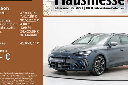 Cupra Leon 8.630 km 37.530 &euro; Feldkirchen/Westerham 83620