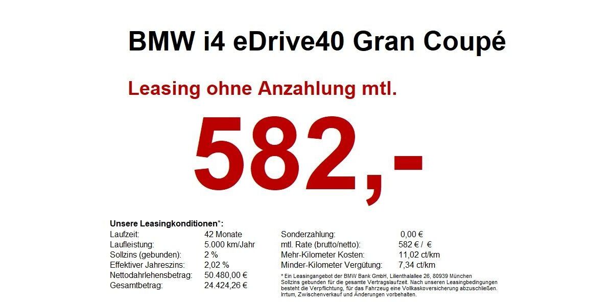 BMW i4 28.580 km 49.860 &euro; Miltenberg 63897