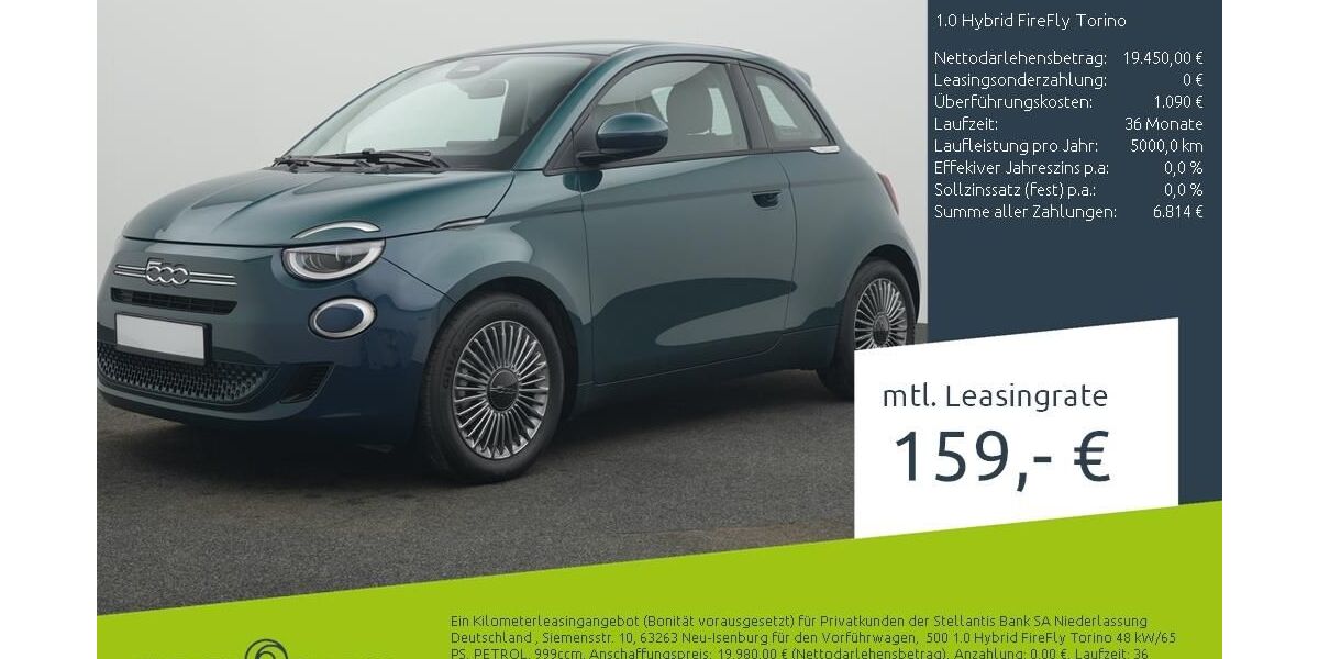 Fiat 500 1.500 km 17.959 &euro; Dülmen 48249