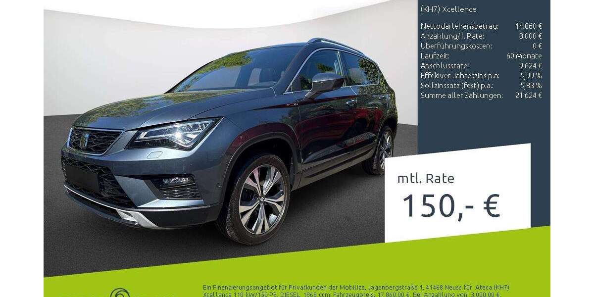 Seat Ateca 104.675 km 17.860 &euro; Borken 46325