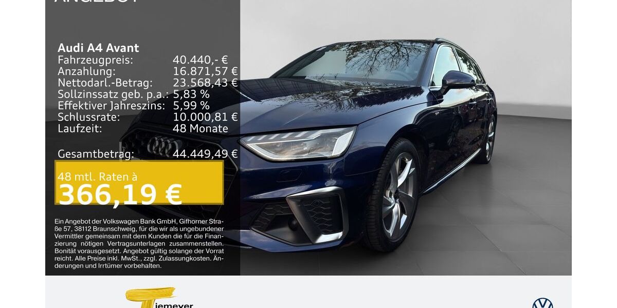 Audi A4 21.815 km 36.420 &euro; Recklinghausen 45663