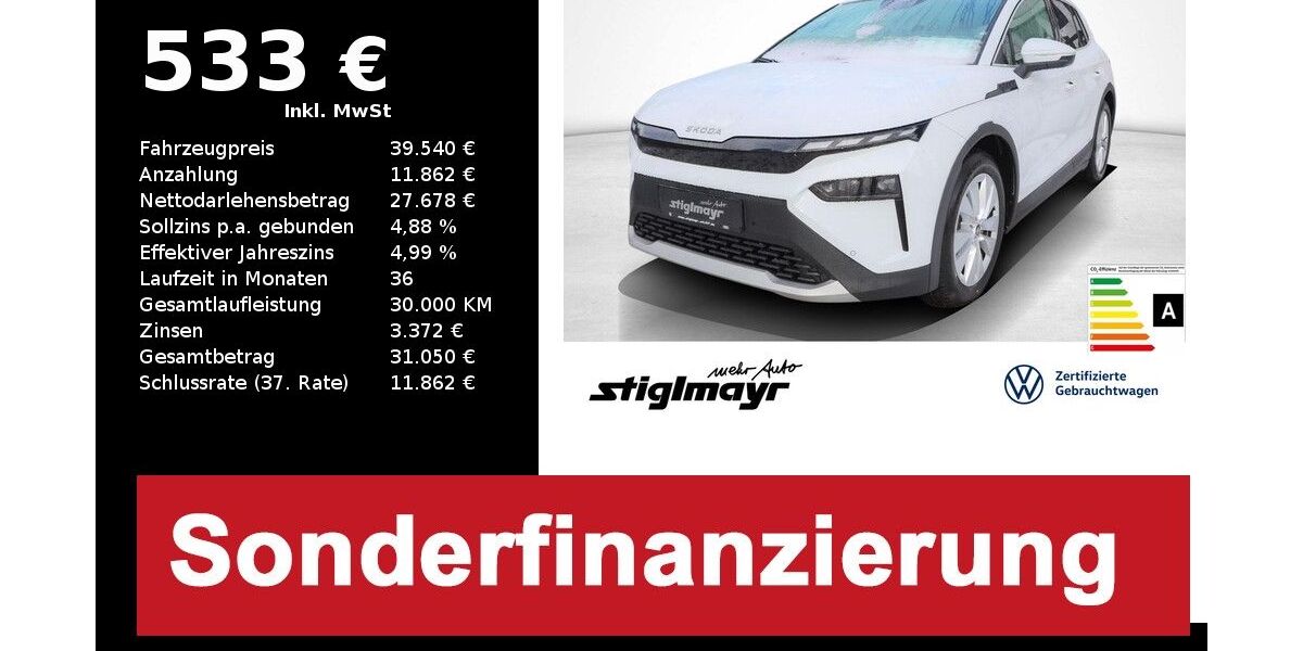 Skoda Elroq 14.152 km 39.540 &euro; Pfaffenhofen/Ilm 85276