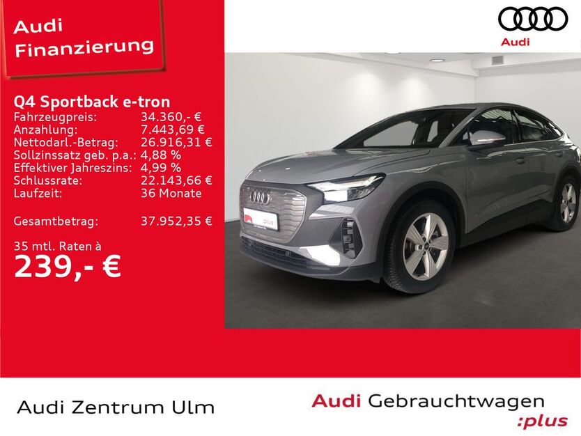 Audi Q4 e-tron 29.998 km 31.720 € Ulm 89073