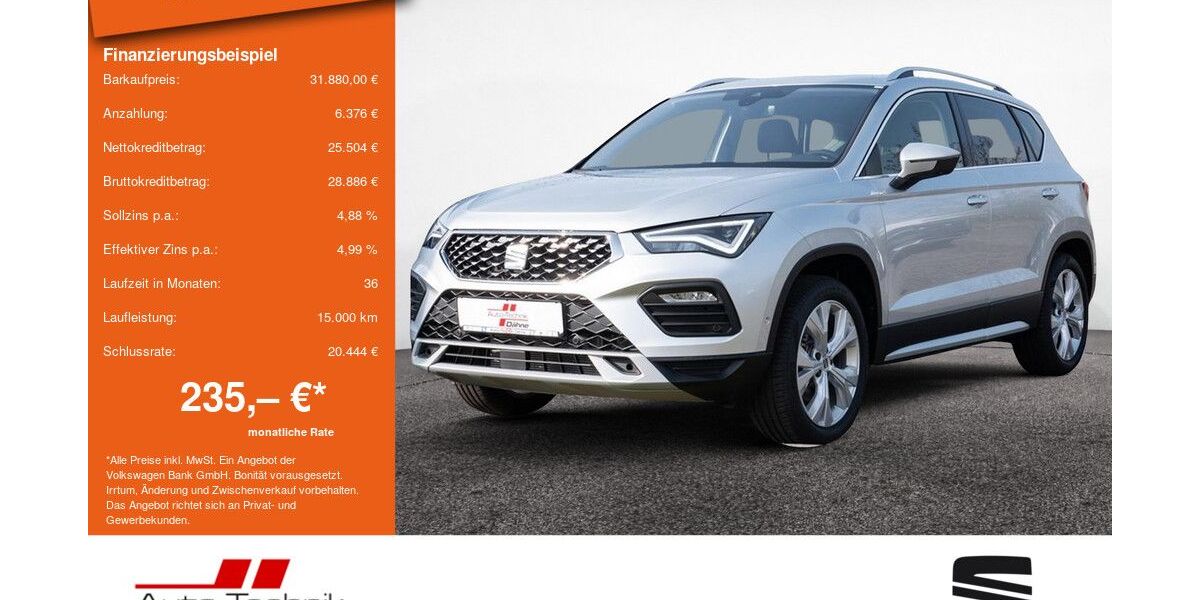 Seat Ateca 17.911 km 29.980 &euro; Wittenberge 19322