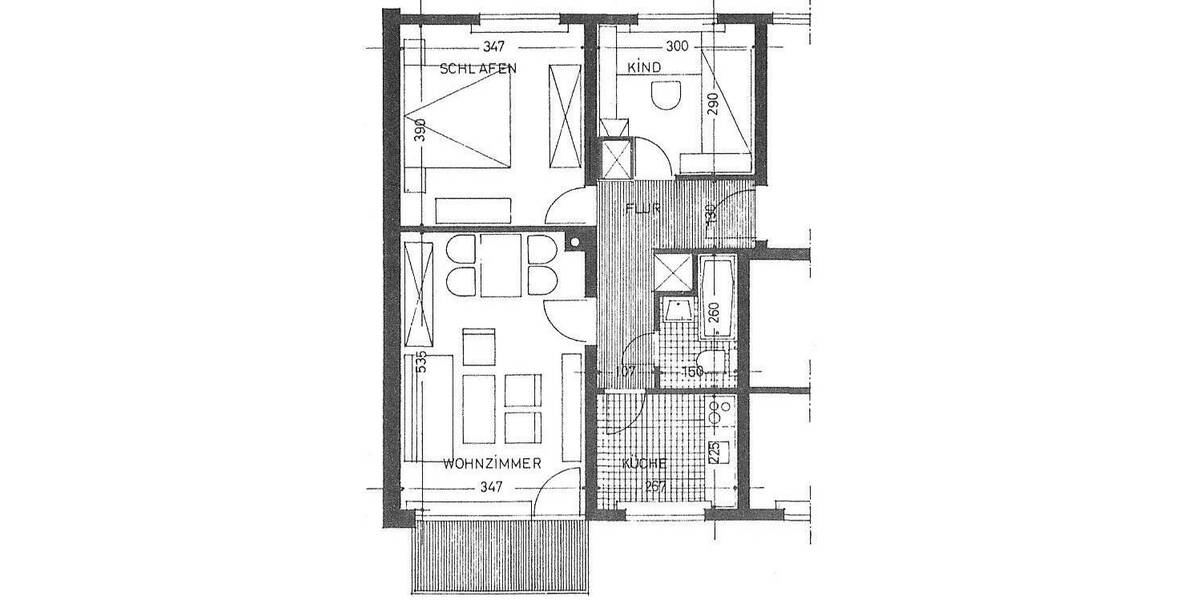 Etagenwohnung Schwarzenbek - 2 Zimmer, 62 m&sup2;, 169.000&euro; | Angebot:25686013