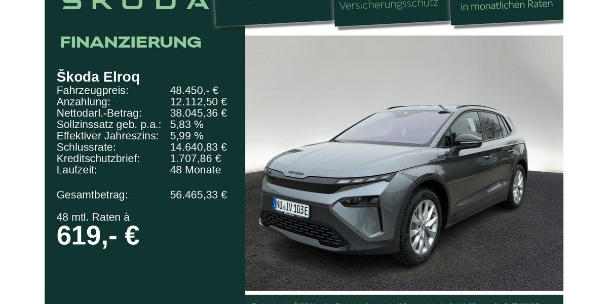 Skoda Elroq 4.001 km 48.450 &euro; Neu-Ulm 89231