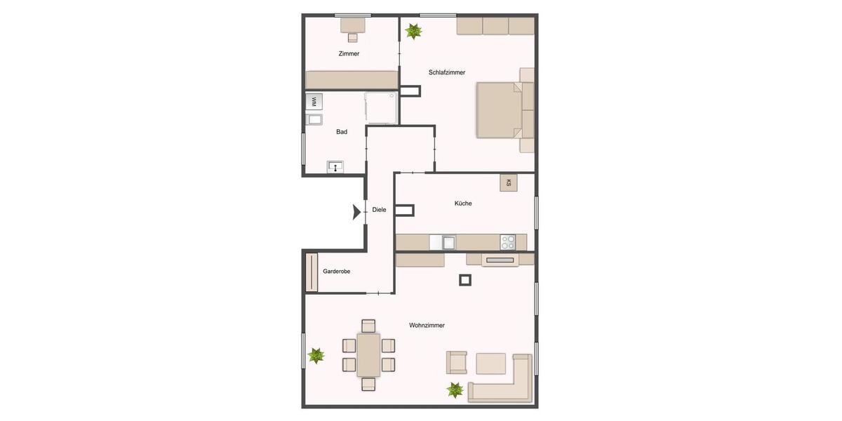 Dachgeschoßwohnung Schwarzenbek - 2.5 Zimmer, 65 m&sup2;, 750&euro; | Angebot:26252610