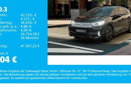 VW ID.3 10.402 km 42.710 &euro; Gersthofen 86368